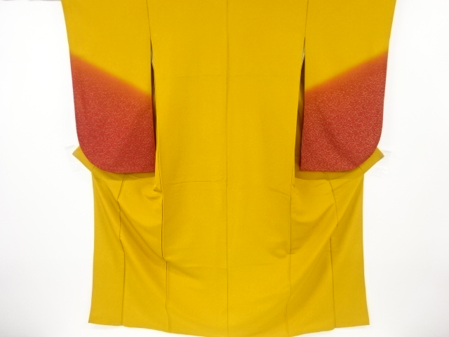 JAPANESE KIMONO / VINTAGE LONG SLEEVES KIMONO / SCATTERED NORI PATTERNSCATTERED NORI PATTERN